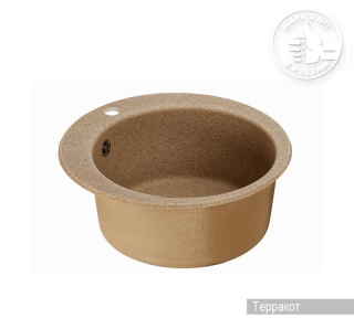 Мойка кухонная Акватон Иверия 48 см терракотовый